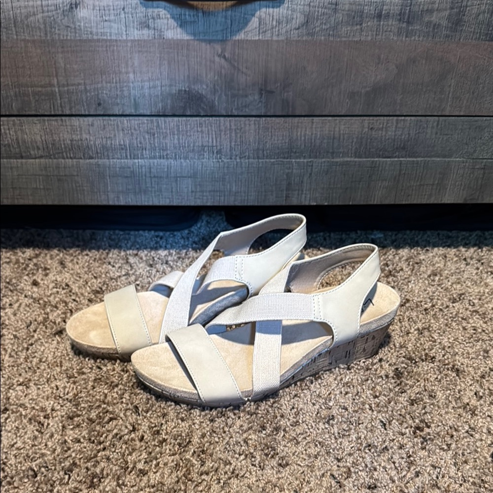 Cream Sandals